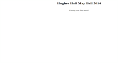 Desktop Screenshot of hhmayball.soc.srcf.net