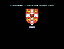 Tablet Screenshot of cuwbc.soc.srcf.net